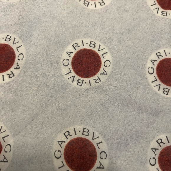 BLVGARY RED AND BLUE Silk Scarf - Picture 15 of 16